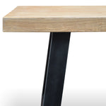 Ex Display- Edwin Reclaimed Elm Wood 2.4m Dining Table - Upgraded Top Dining Table Reclaimed-Core   