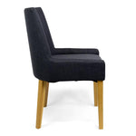 Ex Display - Ella Scoop Back Steel Upholstered Dining Chair Dining Chair VN-Core