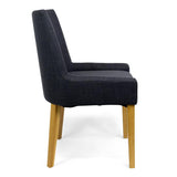 Ex Display - Ella Scoop Back Steel Upholstered Dining Chair Dining Chair VN-Core