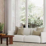 Ferrell 3 Seater Sofa - White Wash Boucle Sofa Iggy-Core   