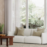 Ferrell 3 Seater Sofa - White Wash Boucle Sofa Iggy-Core   