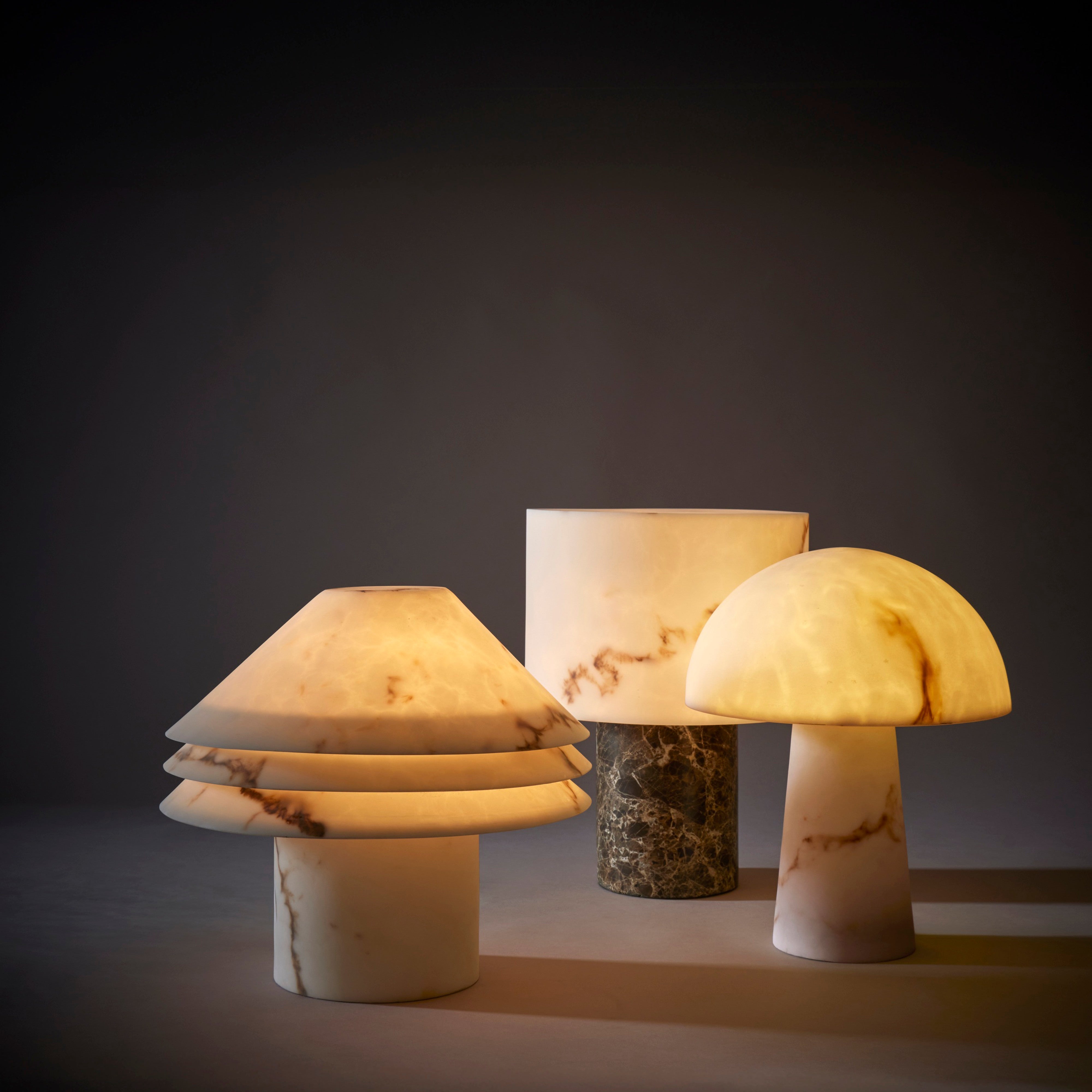 Marbi Table Lamp - Ivory Desk Lamp Albi-Local