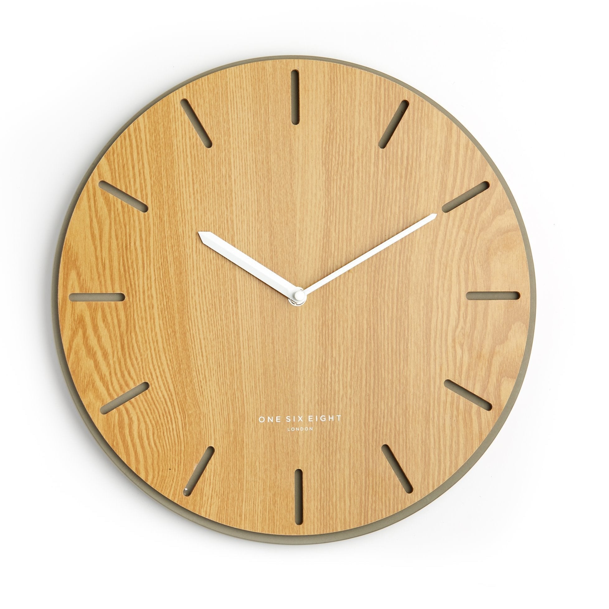 Ex Display - Gwen 35cm Silent Concrete Clock - Natural Clock Onesix-Local   