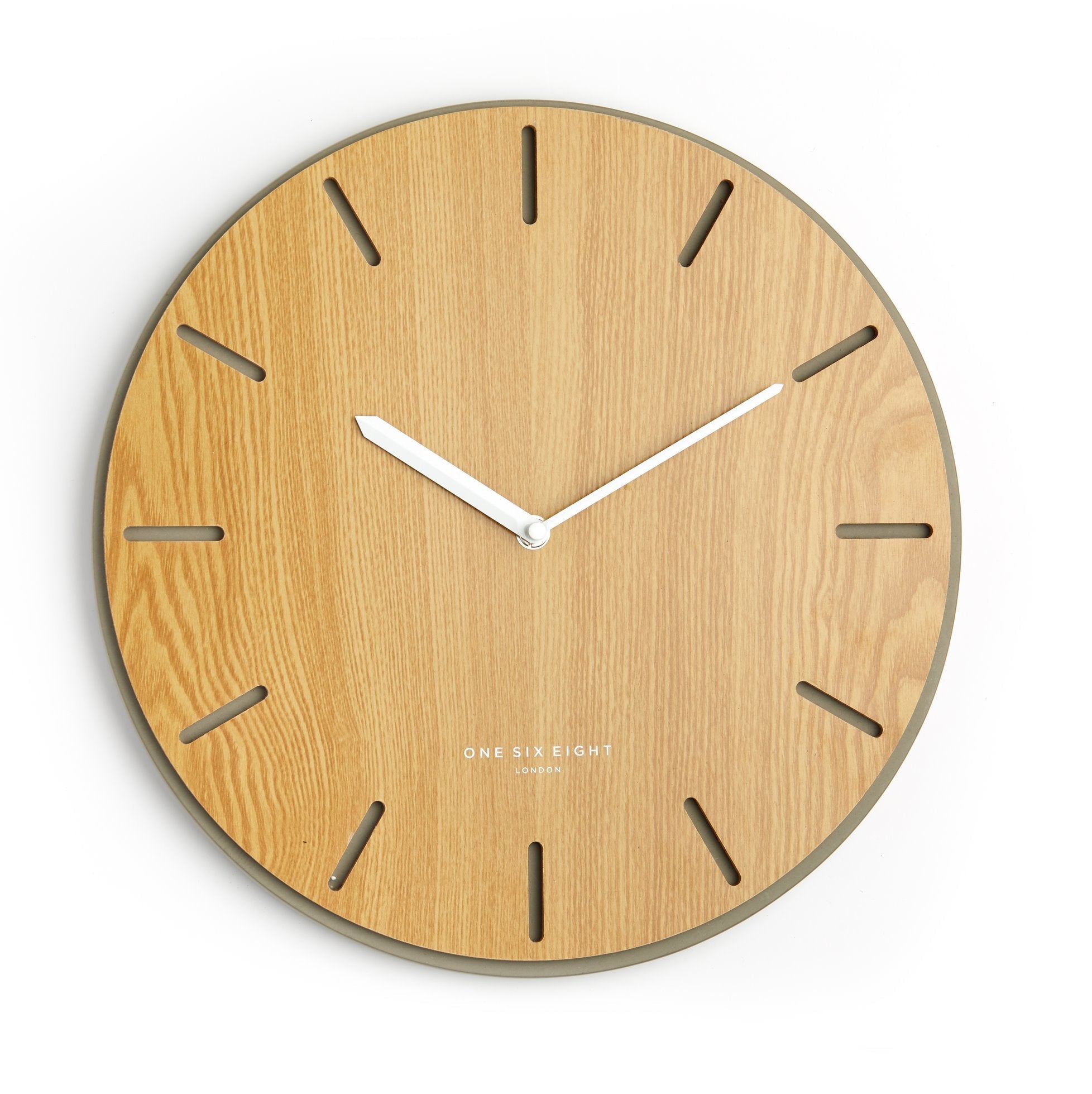 Ex Display - Gwen 35cm Silent Concrete Clock - Natural Clock Onesix-Local   