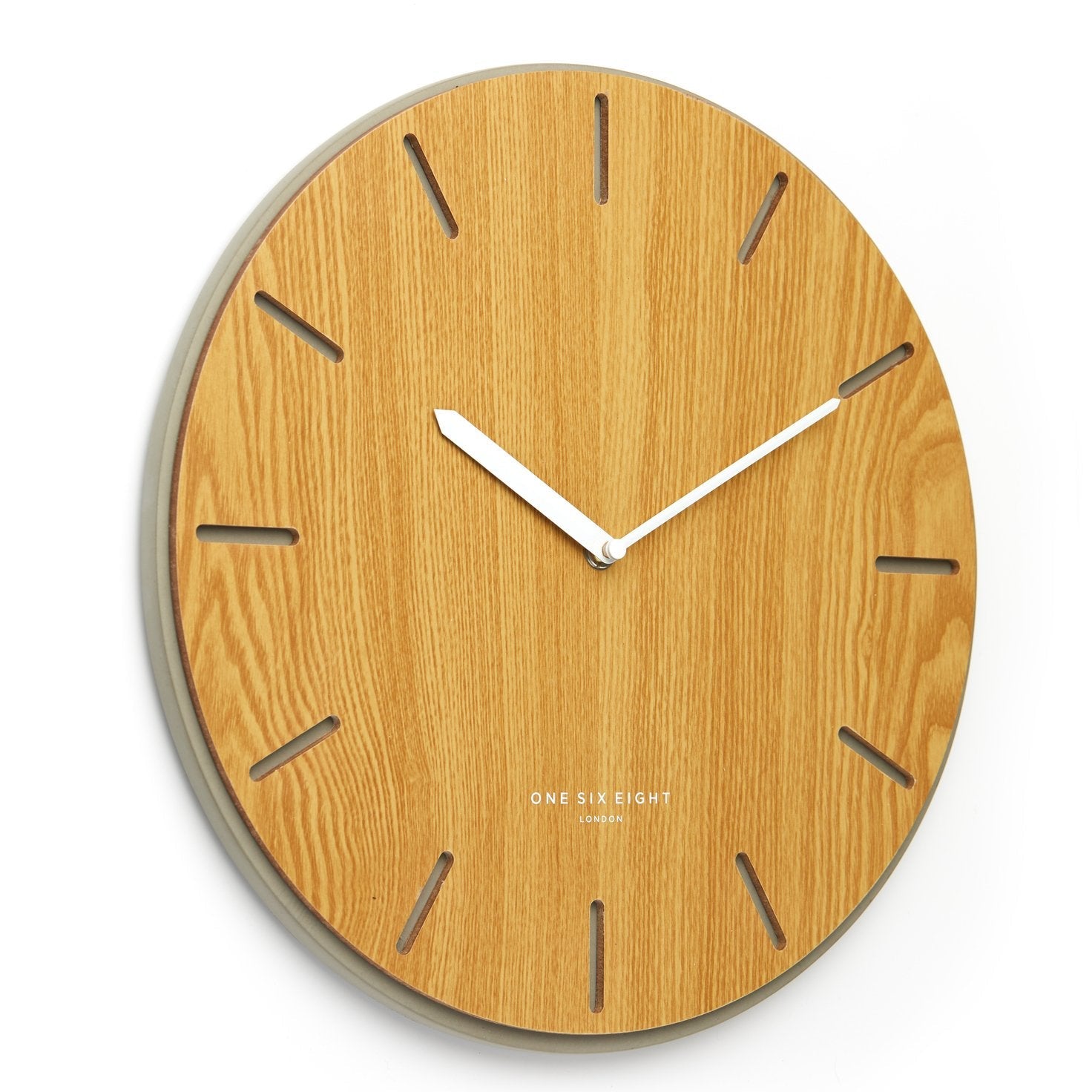 Ex Display - Gwen 35cm Silent Concrete Clock - Natural Clock Onesix-Local   