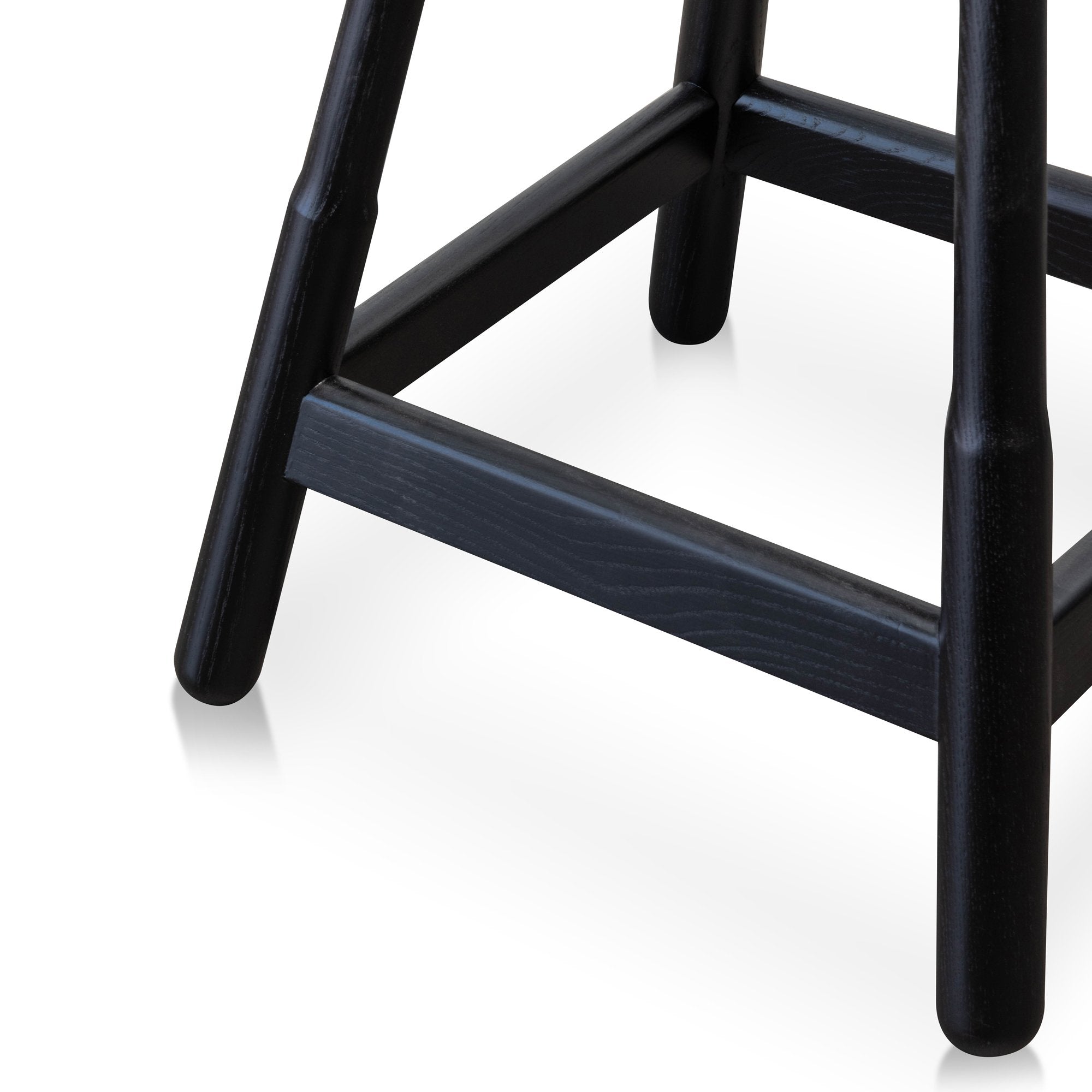 Ex Display - Hathor Wooden Bar stool - Ash Black Bar Stool M-Sun-Core