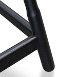 Ex Display - Hathor Wooden Bar stool - Ash Black Bar Stool M-Sun-Core