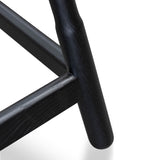 Ex Display - Hathor Wooden Bar stool - Ash Black Bar Stool M-Sun-Core