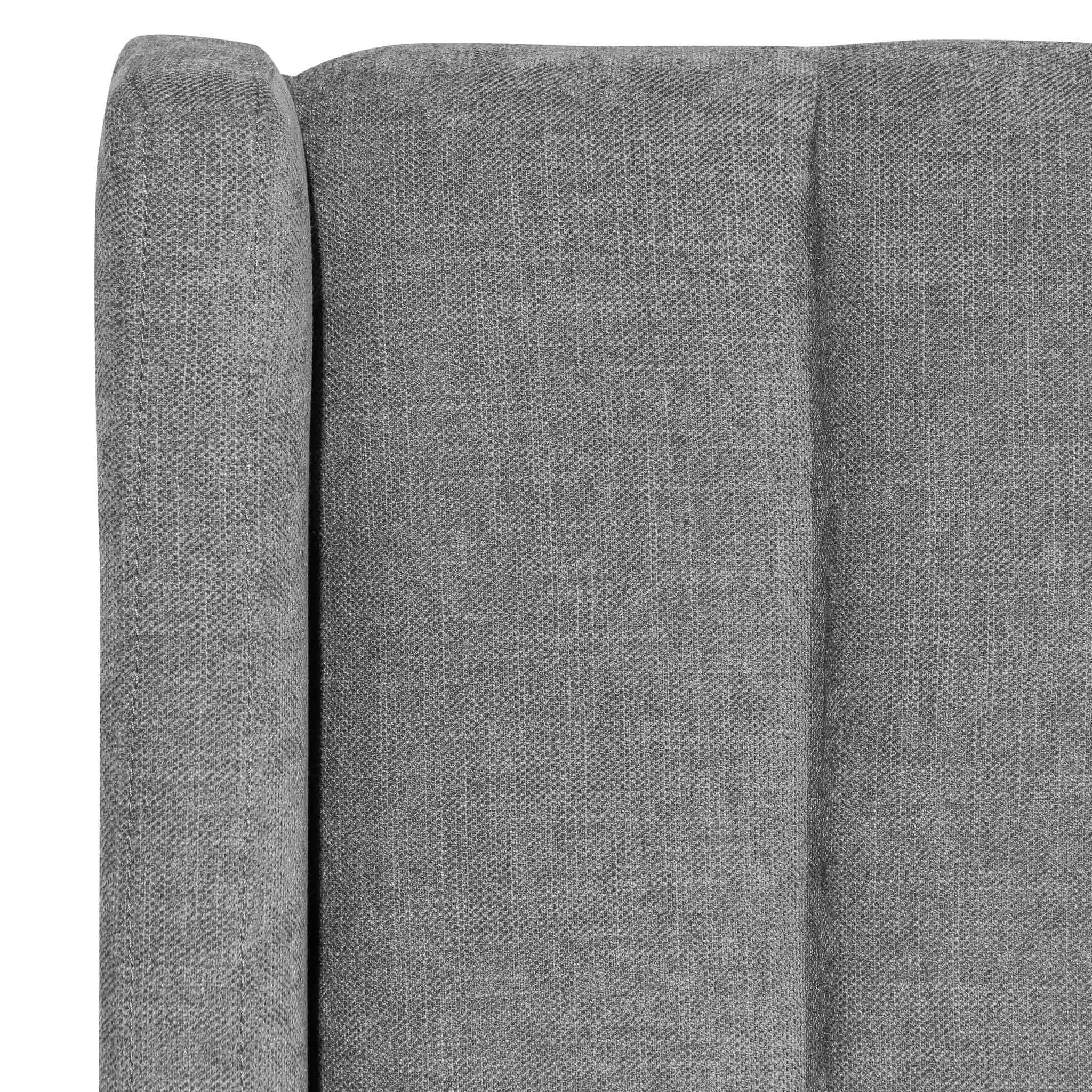 Hillsdale Wide Base Queen Bed Frame - Flint Grey Bed Frame Ming-Core   