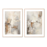 Set of 2 - Through the Mist, Style A & B, By Raymond Powers Wall Art Gioia-Local 40x60cm Framed Poster Black