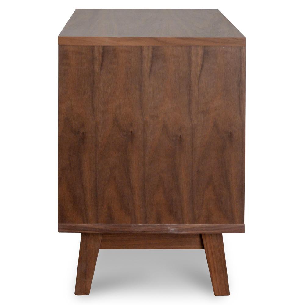 Iris Bedside Table - Walnut Bedside Table Dwood-Core