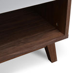 Iris Bedside Table - Walnut Bedside Table Dwood-Core