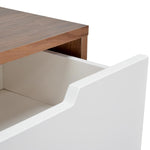 Iris Bedside Table - Walnut Bedside Table Dwood-Core