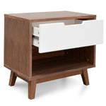 Iris Bedside Table - Walnut Bedside Table Dwood-Core
