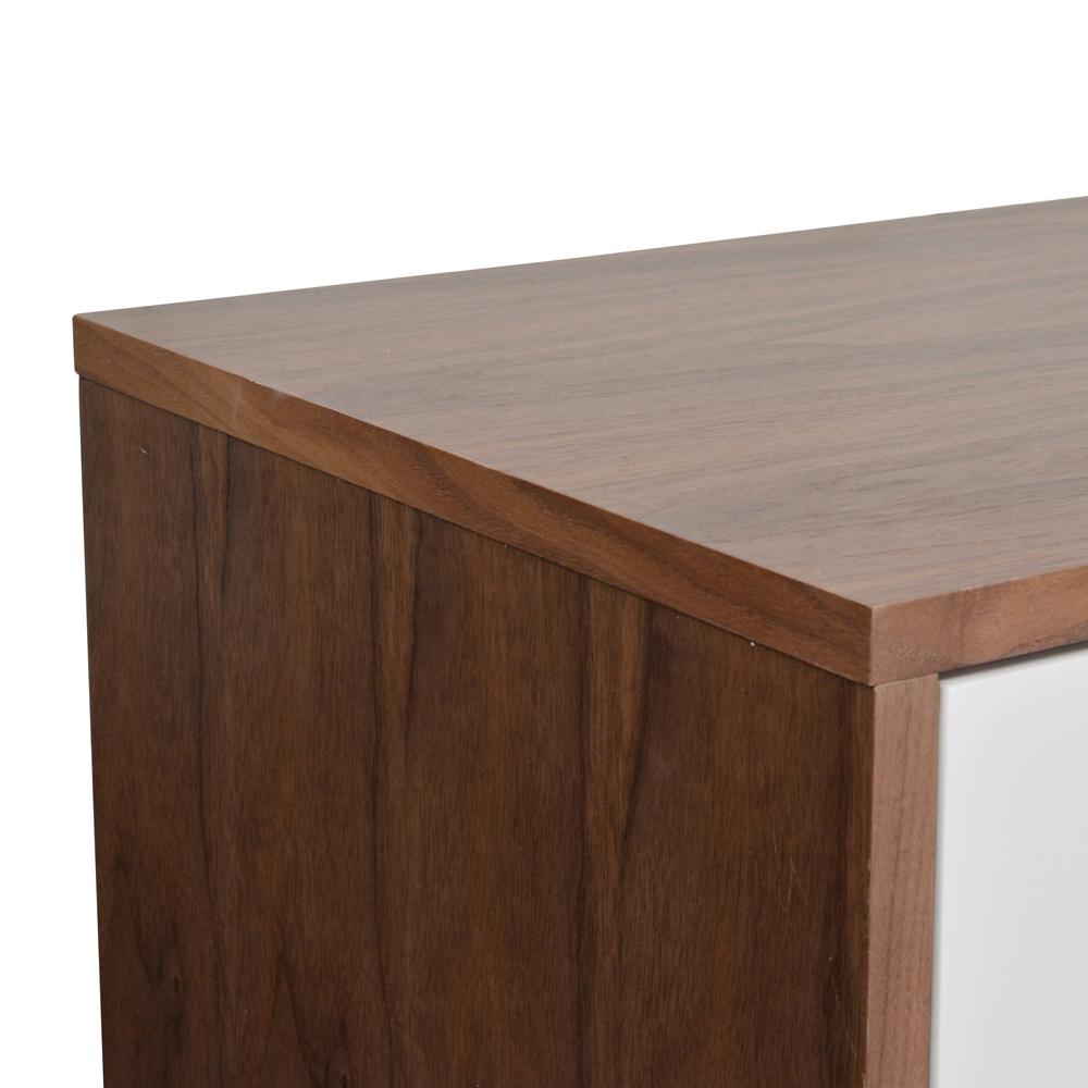 Iris Bedside Table - Walnut Bedside Table Dwood-Core