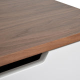 Iris Bedside Table - Walnut Bedside Table Dwood-Core