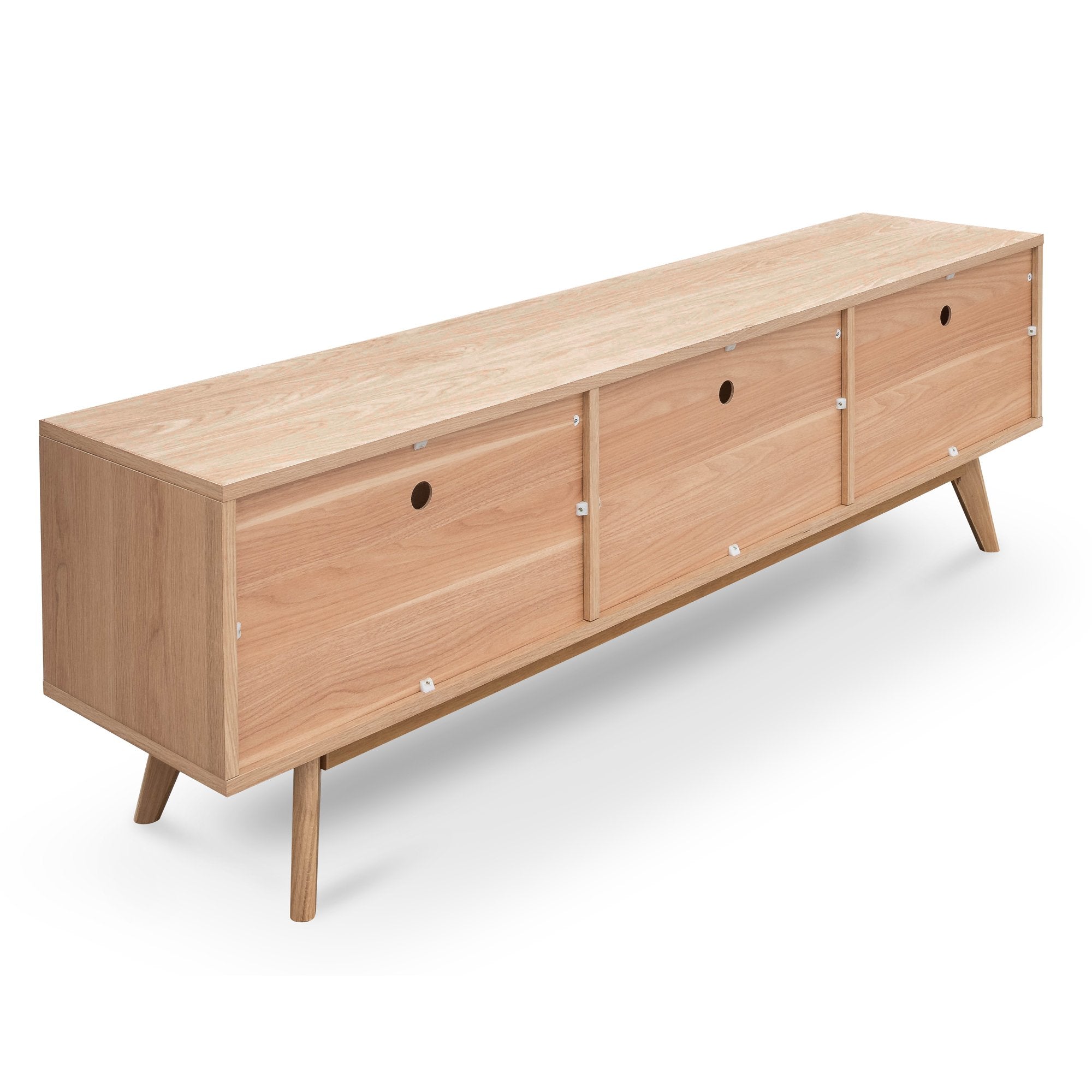 Ex Display - Jerald 180cm Wooden TV Entertainment Unit - Natural TV/Entertainment Unit KD-Core   