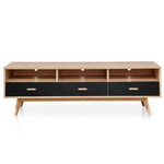 Ex Display - Jerald 180cm Wooden TV Entertainment Unit - Natural TV/Entertainment Unit KD-Core   