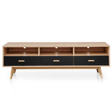 Ex Display - Jerald 180cm Wooden TV Entertainment Unit - Natural TV/Entertainment Unit KD-Core   