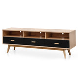 Ex Display - Jerald 180cm Wooden TV Entertainment Unit - Natural TV/Entertainment Unit KD-Core   