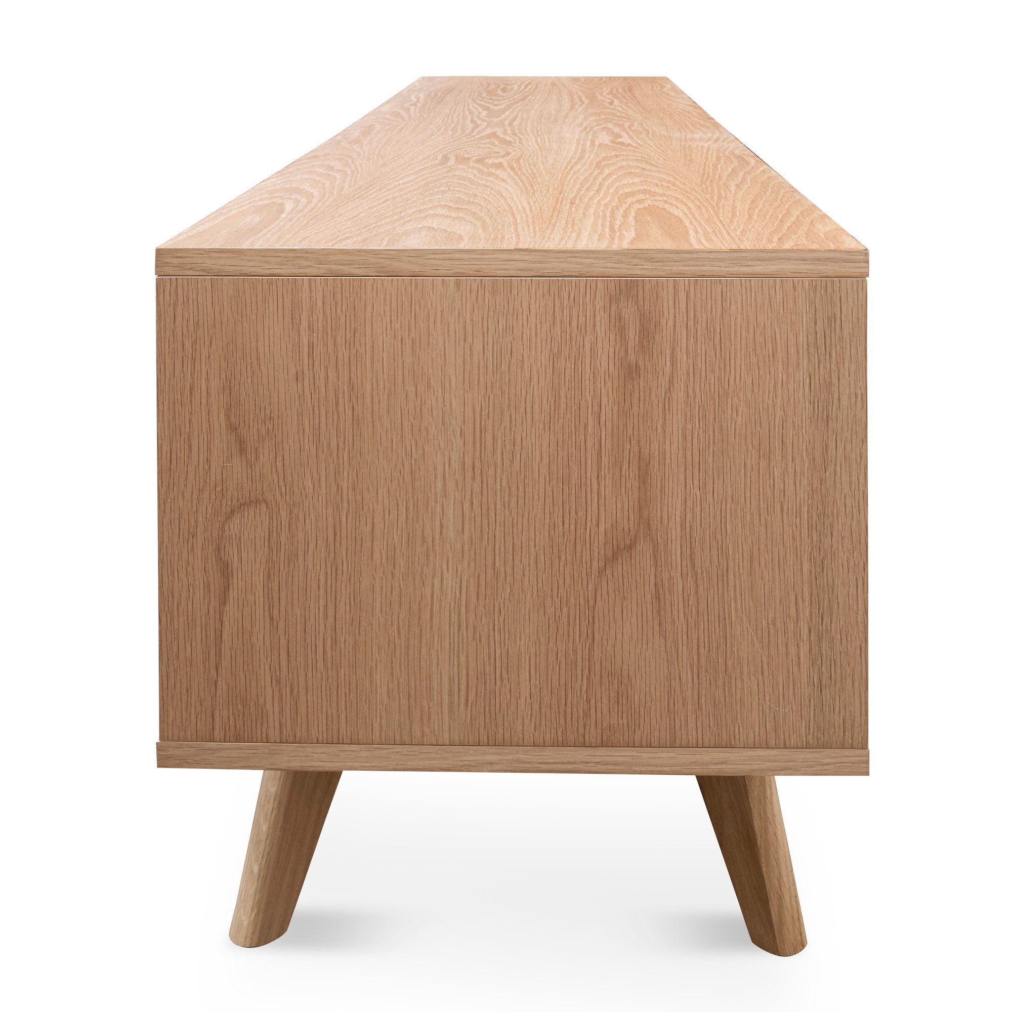 Ex Display - Jerald 180cm Wooden TV Entertainment Unit - Natural TV/Entertainment Unit KD-Core   