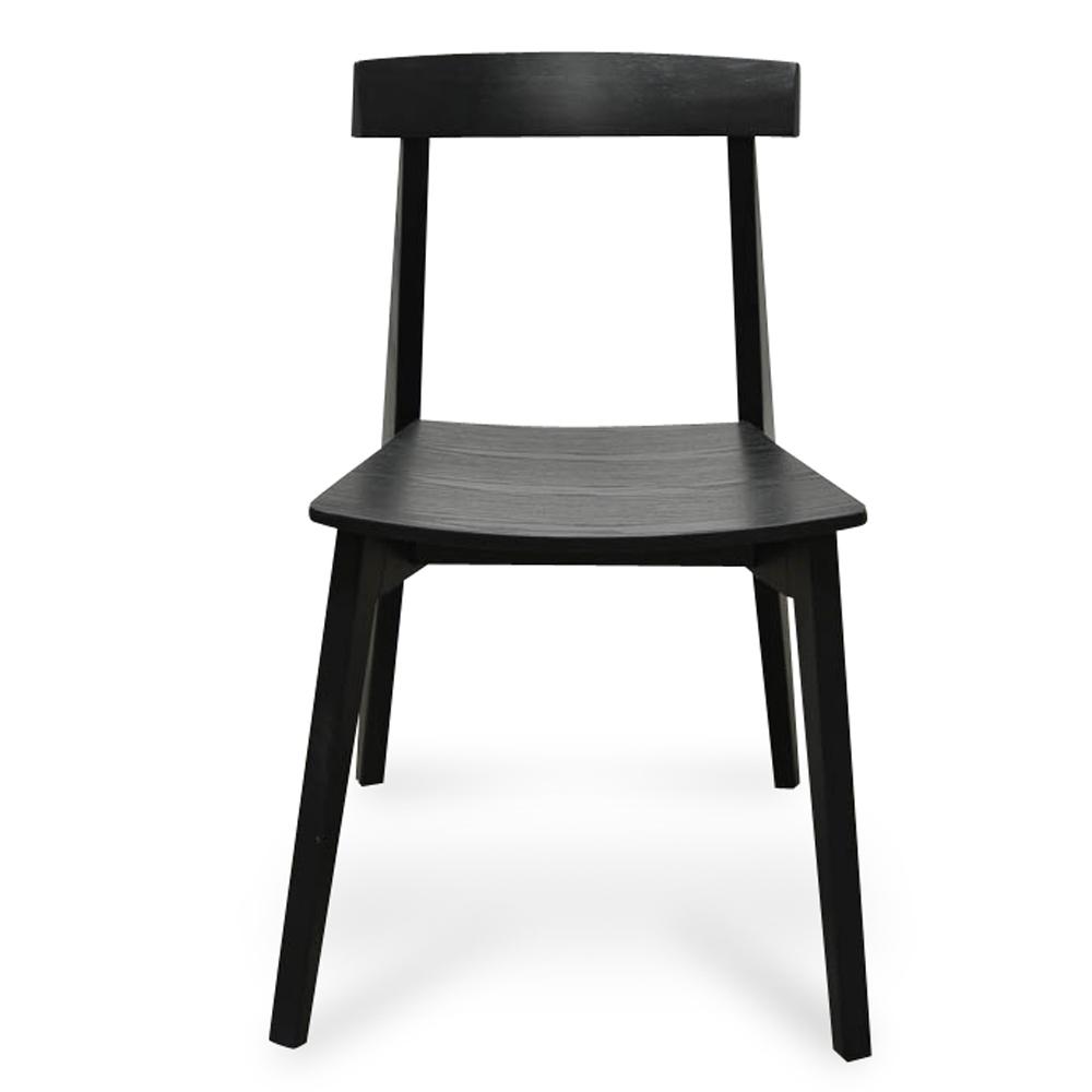Set of 2 - Jira Wood Dining Chair - Black Dining Chair Drake-Core   