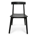 Set of 2 - Jira Wood Dining Chair - Black Dining Chair Drake-Core   