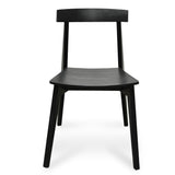Set of 2 - Jira Wood Dining Chair - Black Dining Chair Drake-Core   