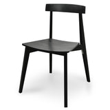 Set of 2 - Jira Wood Dining Chair - Black Dining Chair Drake-Core   