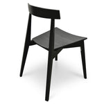 Set of 2 - Jira Wood Dining Chair - Black Dining Chair Drake-Core   