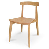 Set of 2 - Jira Wood Dining Chair - Natural Dining Chair Drake-Core   