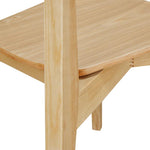 Set of 2 - Jira Wood Dining Chair - Natural Dining Chair Drake-Core   