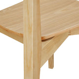 Set of 2 - Jira Wood Dining Chair - Natural Dining Chair Drake-Core   