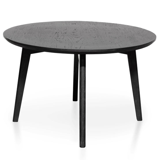 Clearance - Juan 1.25m Round Wooden Dining Table - Black DT2607-NI