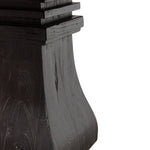 Kara Reclaimed 1.4m Round Dining Table - Natural Top and Black Base Dining Table Reclaimed-Core