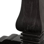 Kara Reclaimed 1.4m Round Dining Table - Natural Top and Black Base Dining Table Reclaimed-Core