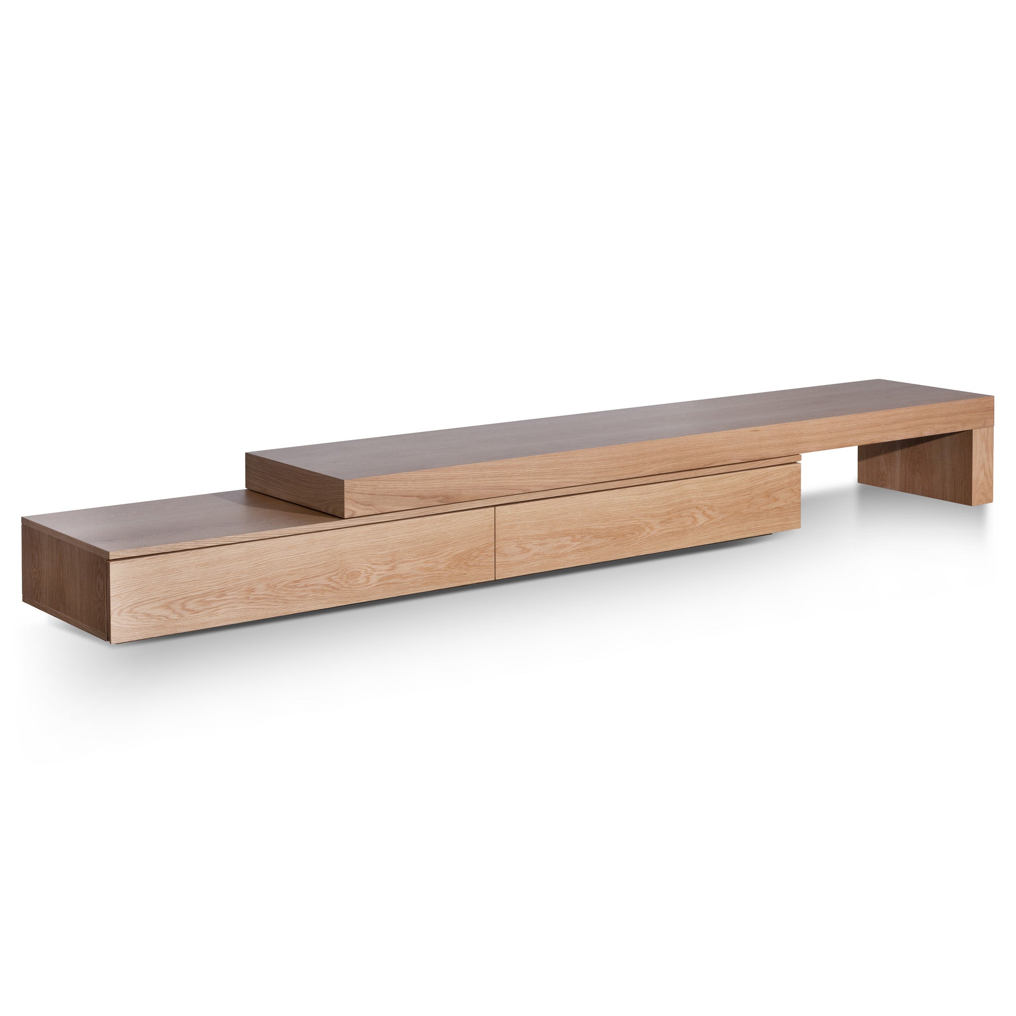 Katherine Extendable Entertainment TV Unit - Natural Oak TV/Entertainment Unit Century-Core