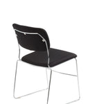 Ex Display - Leo Visitors Chair - Black - Last One Office Chair dynamic - Local