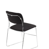Ex Display - Leo Visitors Chair - Black - Last One Office Chair dynamic - Local