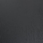 Ex Display - Luna 90cm Oak Top Round Coffee Table - Black Coffee Table Better B-Core