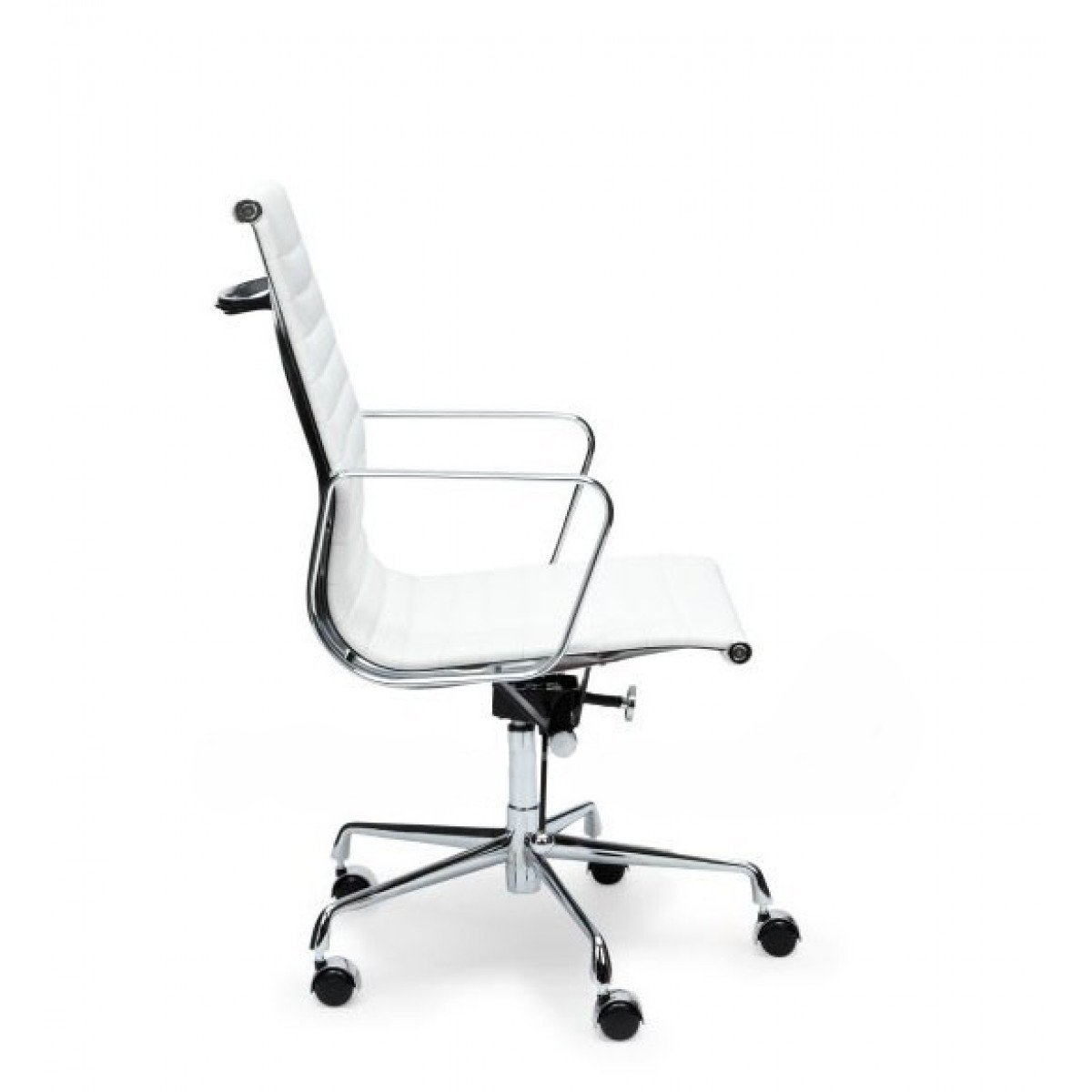 Ex Display - Floyd Low Back Office Chair - White Leather Office Chair Yus Furniture-Core   