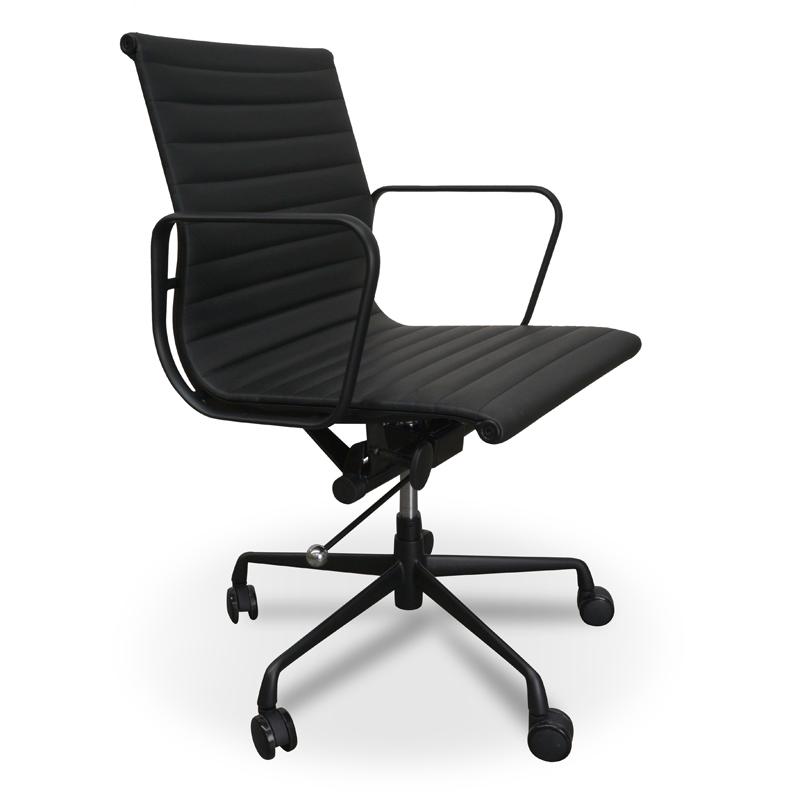 Ex Display - Floyd Low Back Office Chair - Full Black Office Chair Yus Furniture-Core