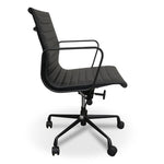 Ex Display - Floyd Low Back Office Chair - Full Black Office Chair Yus Furniture-Core