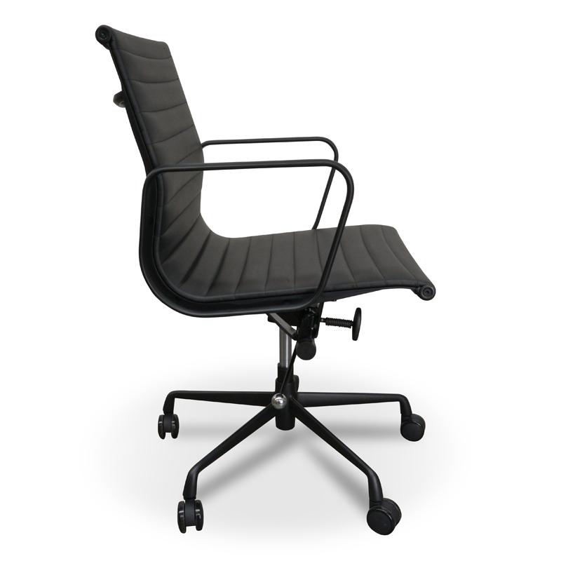 Ex Display - Floyd Low Back Office Chair - Full Black Office Chair Yus Furniture-Core