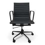Ex Display - Floyd Low Back Office Chair - Full Black Office Chair Yus Furniture-Core