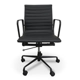 Ex Display - Floyd Low Back Office Chair - Full Black Office Chair Yus Furniture-Core