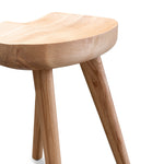 Set of 2 - Moxie 45cm Wooden Lowstool - Natural Low Stool M-Sun-Core   
