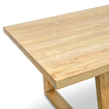 Ex Display - Naples Reclaimed Wood 2.4m Dining Table - Natural Dining Table Reclaimed-Core