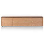 Ex Display - Norris 2m Entertainment TV Unit with Middle Drawer - Natural Oak TV/Entertainment Unit Century-Core