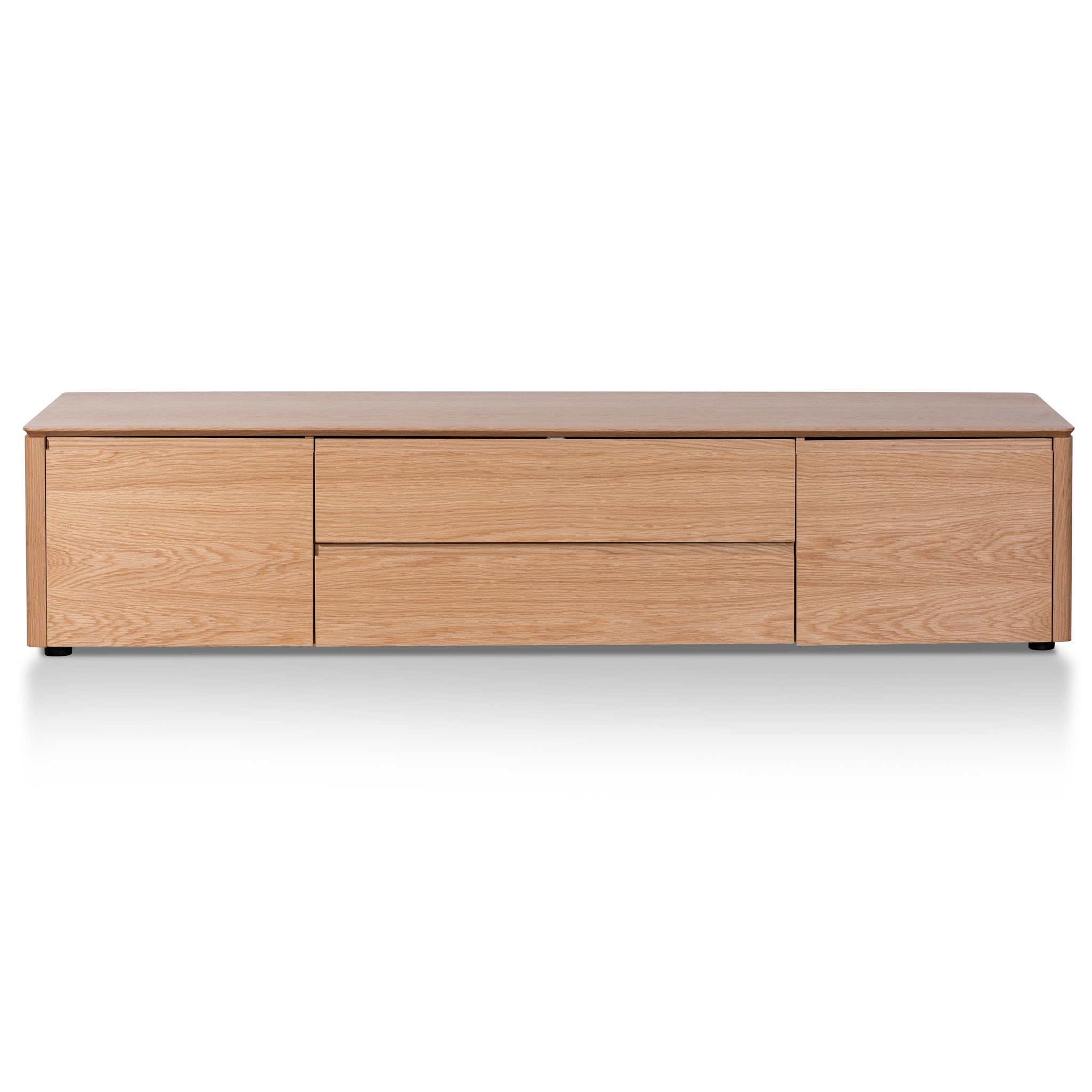 Ex Display - Norris 2m Entertainment TV Unit with Middle Drawer - Natural Oak TV/Entertainment Unit Century-Core
